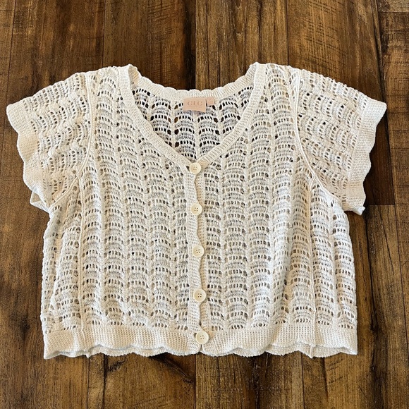 Good Luck Gem Sweaters - GLG Cream Sweater